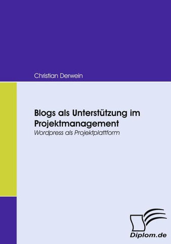 Blogs als Unterstützung im Projektmanagement