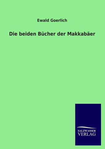 Die beiden Bücher der Makkabäer