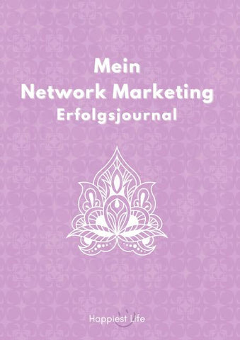 Network Marketing Erfolgsjournal