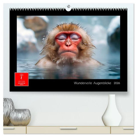 Wundervolle Augenblicke (hochwertiger Premium Wandkalender 2026 DIN A2 quer), Kunstdruck in Hochglanz