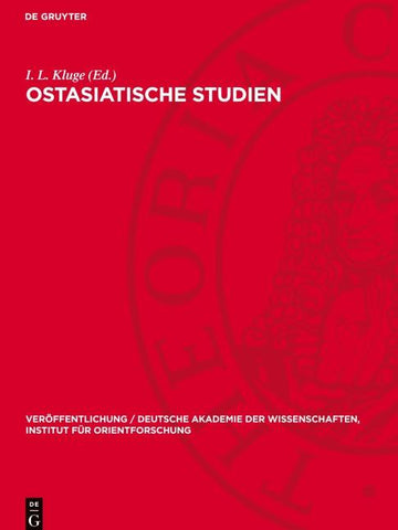 Ostasiatische Studien