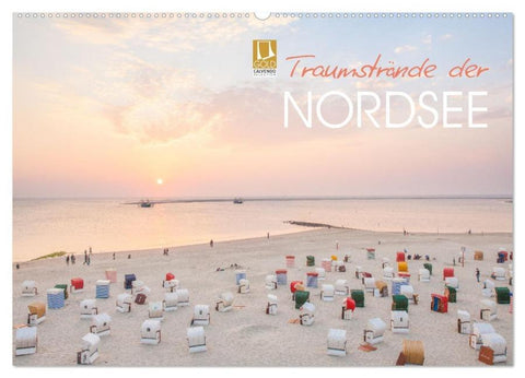 Traumstrände der Nordsee (Wandkalender 2026 DIN A2 quer), CALVENDO Monatskalender