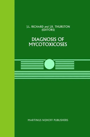 Diagnosis of Mycotoxicoses