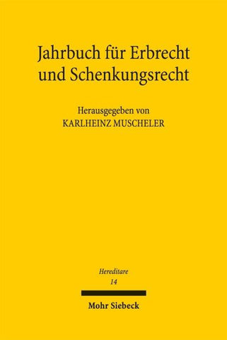 Jahrbuch für Erbrecht und Schenkungsrecht