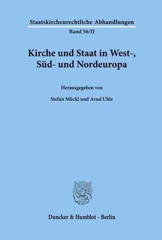 Kirche und Staat in West-, Süd- und Nordeuropa.