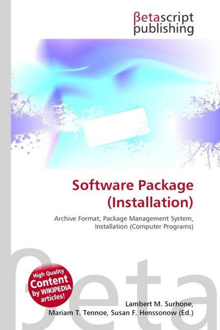 Software Package (Installation)