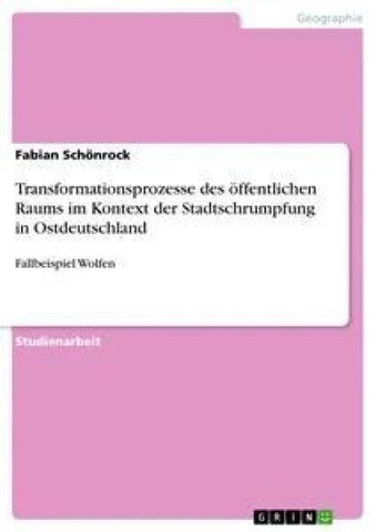 Transformationsprozesse des öffentlichen Raums im Kontext der Stadtschrumpfung in Ostdeutschland