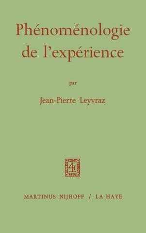 Phénoménologie de L'expérience