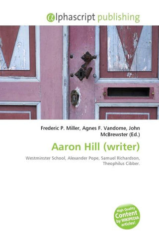 Aaron Hill (writer)