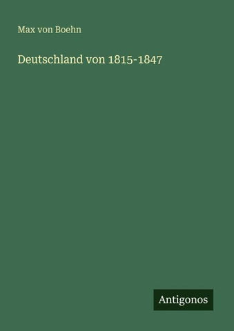 Deutschland von 1815-1847