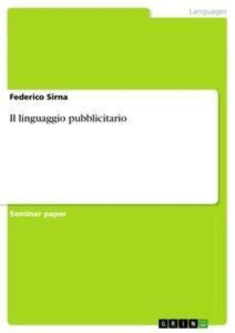 Il linguaggio pubblicitario