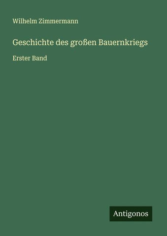Geschichte des großen Bauernkriegs
