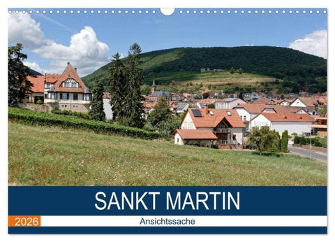 Sankt Martin - Ansichtssache (Wandkalender 2026 DIN A3 quer), CALVENDO Monatskalender
