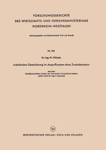 Instationäre Gasströmung im Auspuffsystem eines Zweitaktmotors