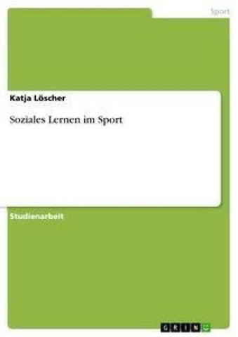 Soziales Lernen im Sport