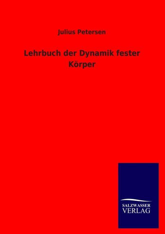 Lehrbuch der Dynamik fester Körper