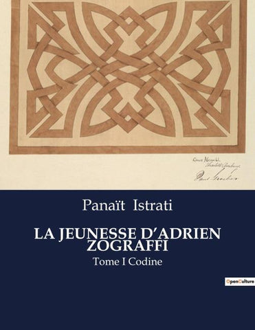 LA JEUNESSE D'ADRIEN ZOGRAFFI