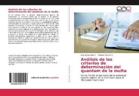 Análisis de los criterios de determinación del quantum de la multa