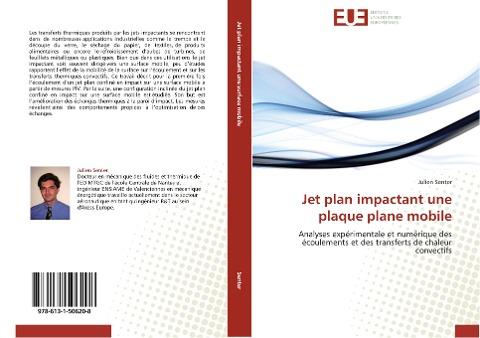 Jet plan impactant une plaque plane mobile
