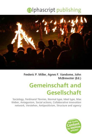 Gemeinschaft and Gesellschaft