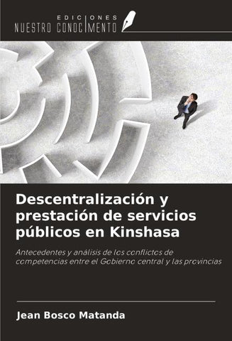 Descentralización y prestación de servicios públicos en Kinshasa