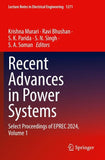 Recent Advances in Power Systems