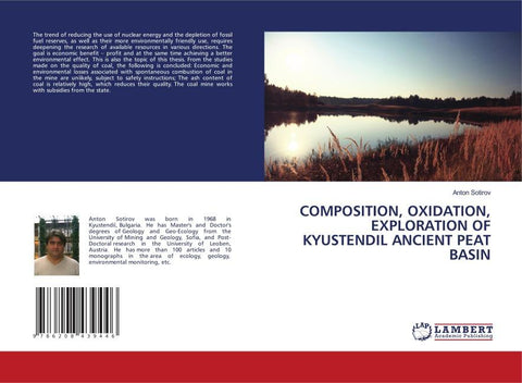 COMPOSITION, OXIDATION, EXPLORATION OF KYUSTENDIL ANCIENT PEAT BASIN
