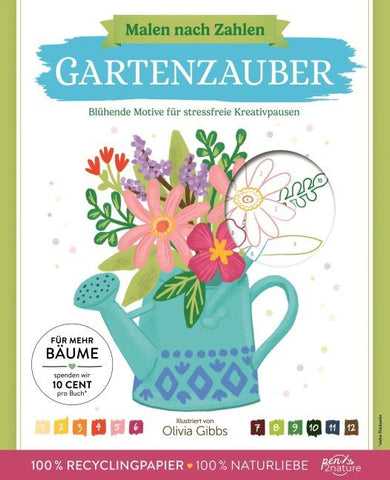 Malen nach Zahlen - Gartenzauber
