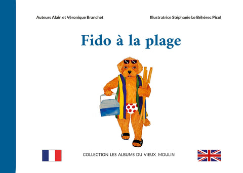 Fido à la plage