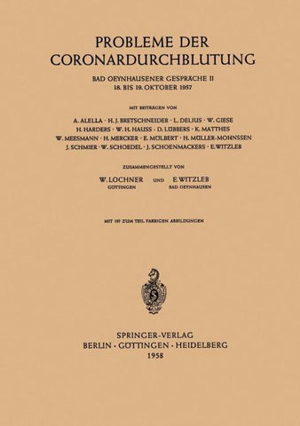 Probleme der Coronardurchblutung