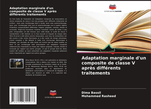 Adaptation marginale d'un composite de classe V après différents traitements