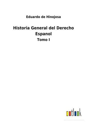 Historia General del Derecho Espanol
