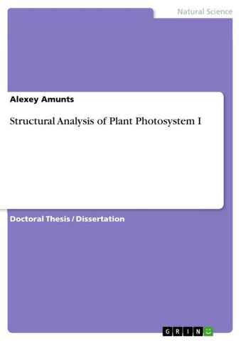 Structural Analysis of Plant Photosystem I