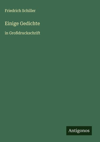 Einige Gedichte