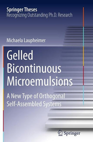 Gelled Bicontinuous Microemulsions