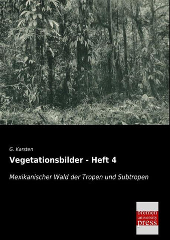 Vegetationsbilder - Heft 4