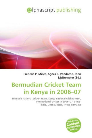 Bermudian Cricket Team in Kenya in 2006-07
