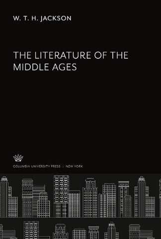 The Literature of the Middle Ages