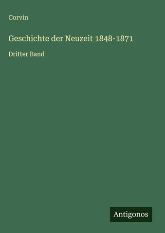 Geschichte der Neuzeit 1848-1871