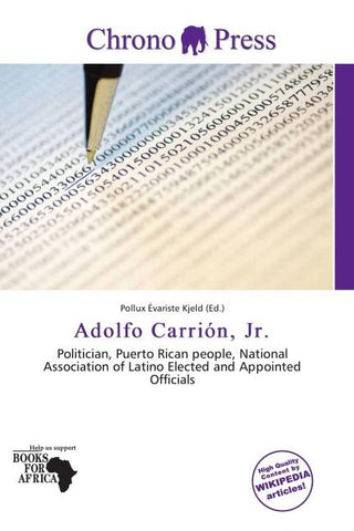 Adolfo Carrión, Jr.