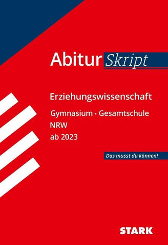 STARK AbiturSkript - Erziehungswissenschaft - NRW ab 2023