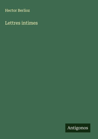 Lettres intimes