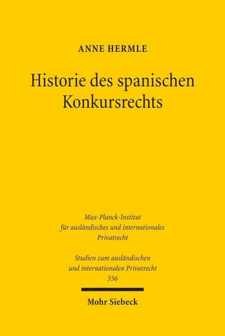 Historie des spanischen Konkursrechts