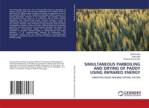 SIMULTANEOUS PARBOILING AND DRYING OF PADDY USING INFRARED ENERGY