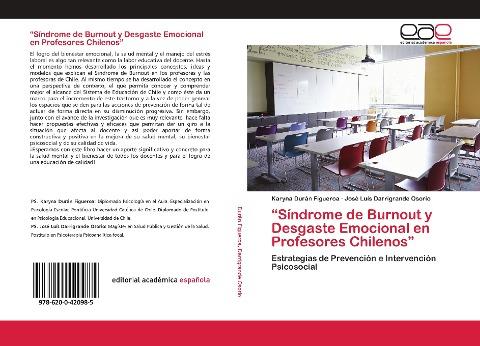 "Síndrome de Burnout y Desgaste Emocional en Profesores Chilenos"