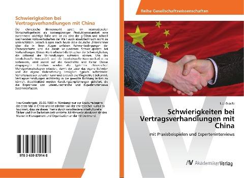 Schwierigkeiten bei Vertragsverhandlungen mit China