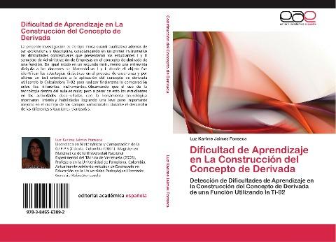 Dificultad de Aprendizaje en La Construcción del Concepto de Derivada