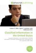Classified Information in the United States