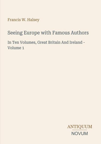 Seeing Europe with Famous Authors