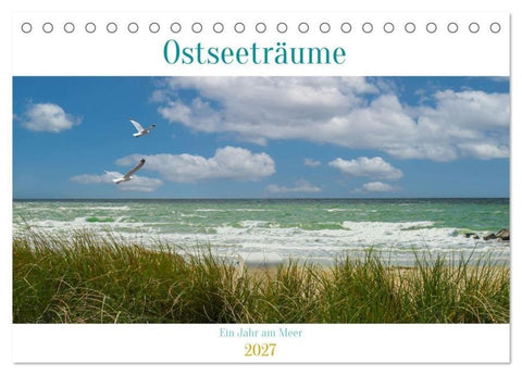 Ostseeträume (Tischkalender 2027 DIN A5 quer), CALVENDO Monatskalender